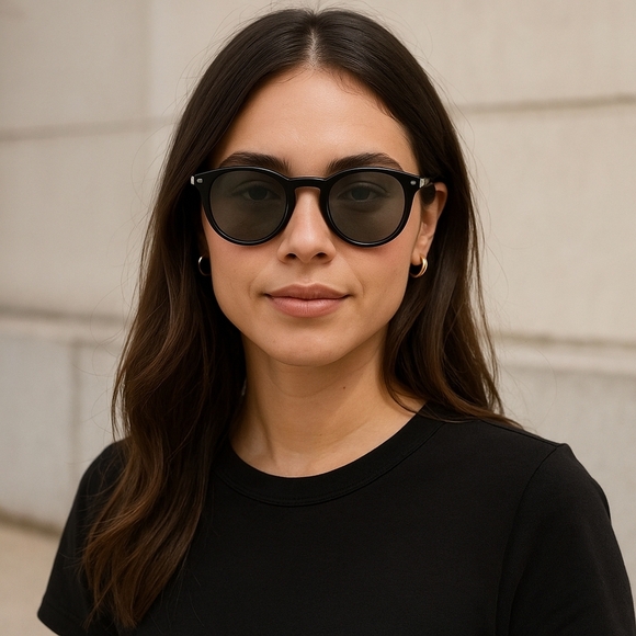 Salvatore Ferragamo Round Tinted Sunglasses - EUC - Retail: $435 - Picture 1 of 5